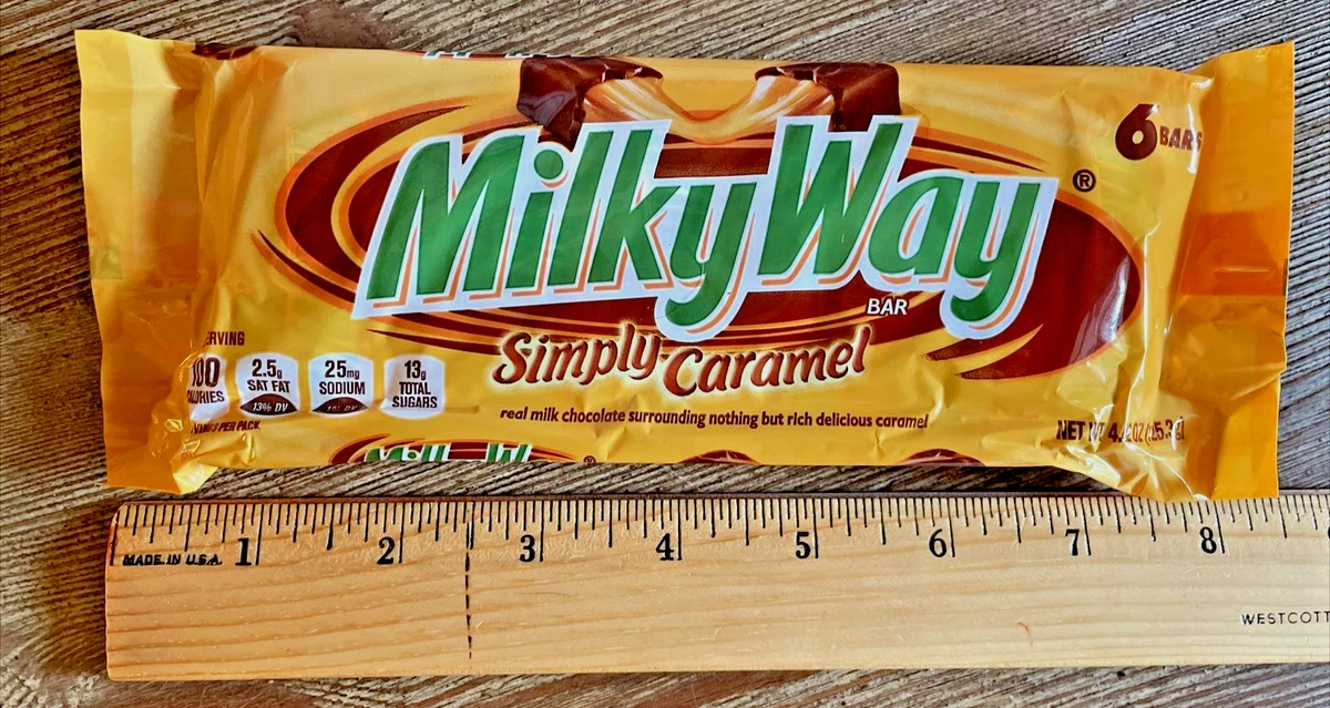 Milky Way SIMPLY CARAMEL Chocolate Bars ONE Pkg Discontinued per