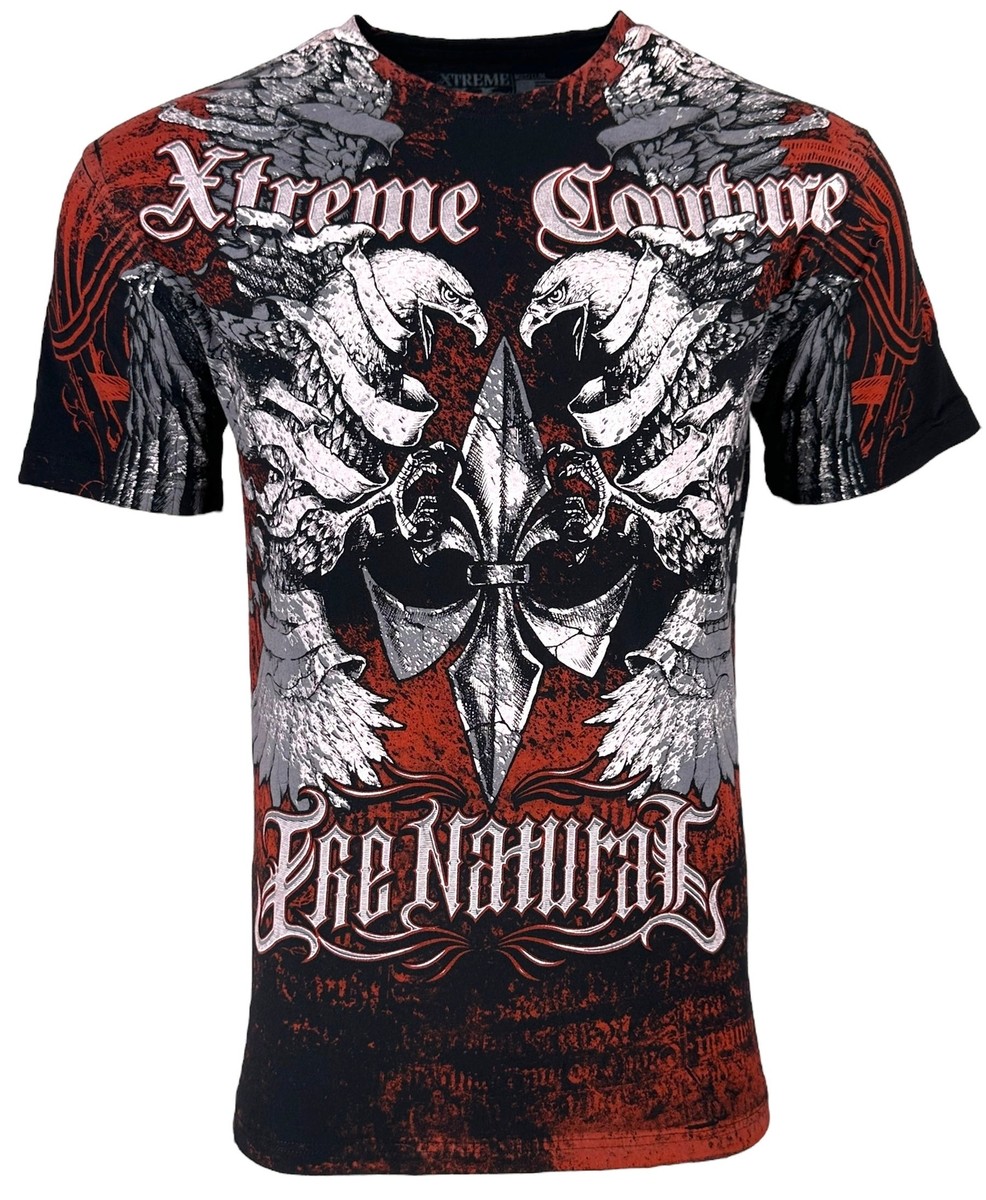 Xtreme Couture by Affliction Men's T-Shirt Osiris Black Biker S