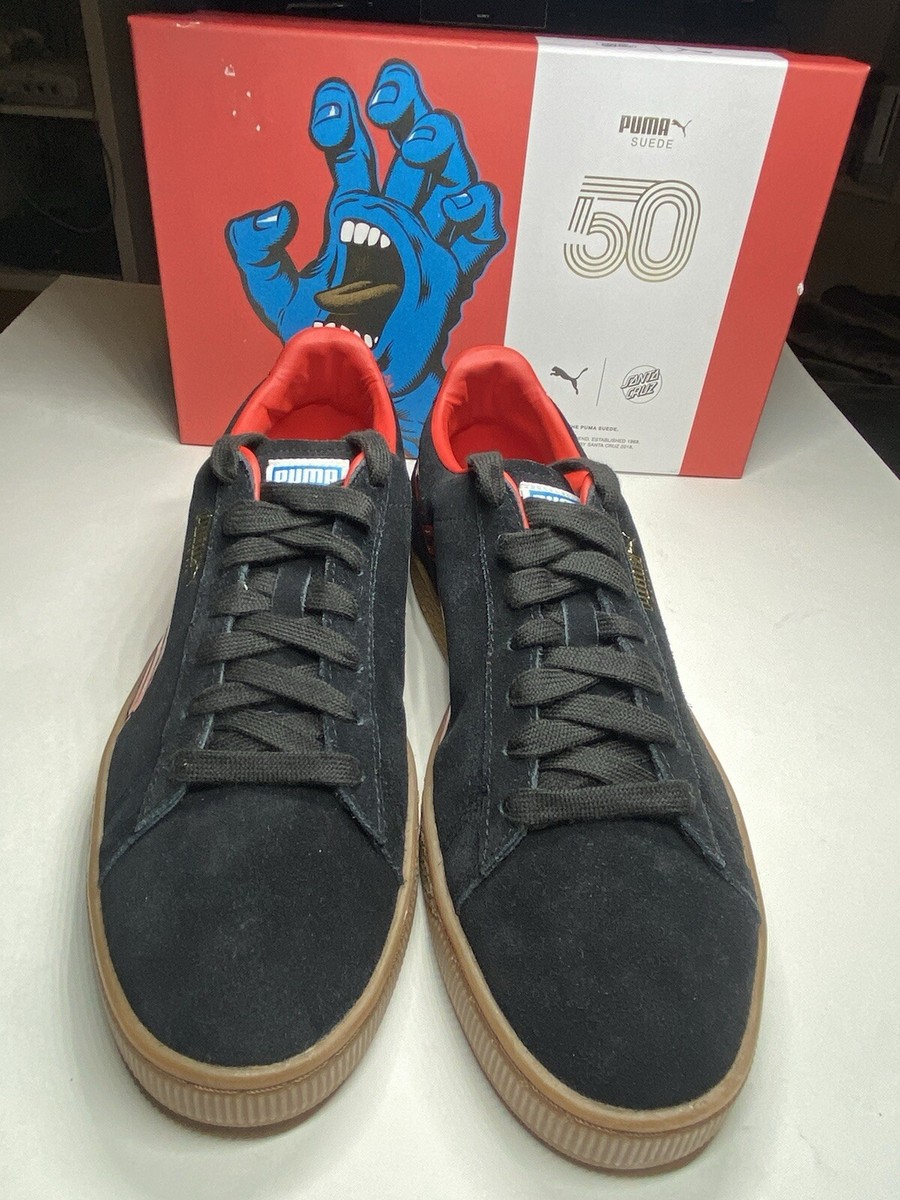 Size 10.5 - PUMA Santa Cruz x Classic Suede 50 Screaming Hand | eBay