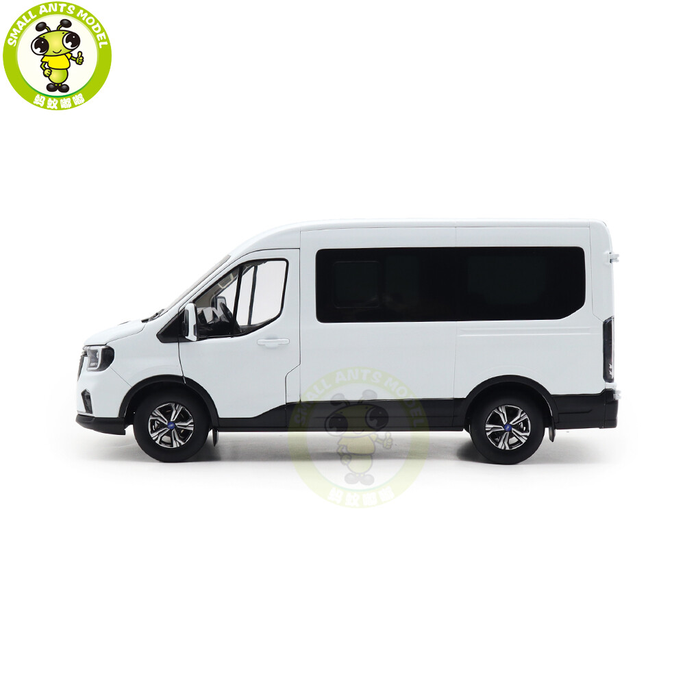 1/18 Ford Transit V348 T8 Van Cargo MPV White Diecast Model Car