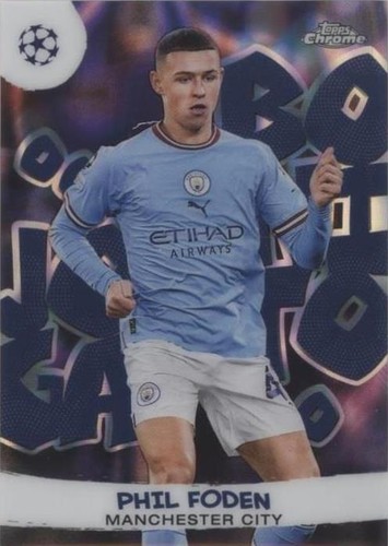 その他 2020 Phil Foden Topps Chrome Speckle 2020-21 Topps Chrome Uefa Champions League Sapphire Edition