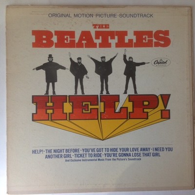 The Beatles Help Orig Soundtrack Vinyl Record Lp Capitol Mas 2386 Rare Mono Ebay