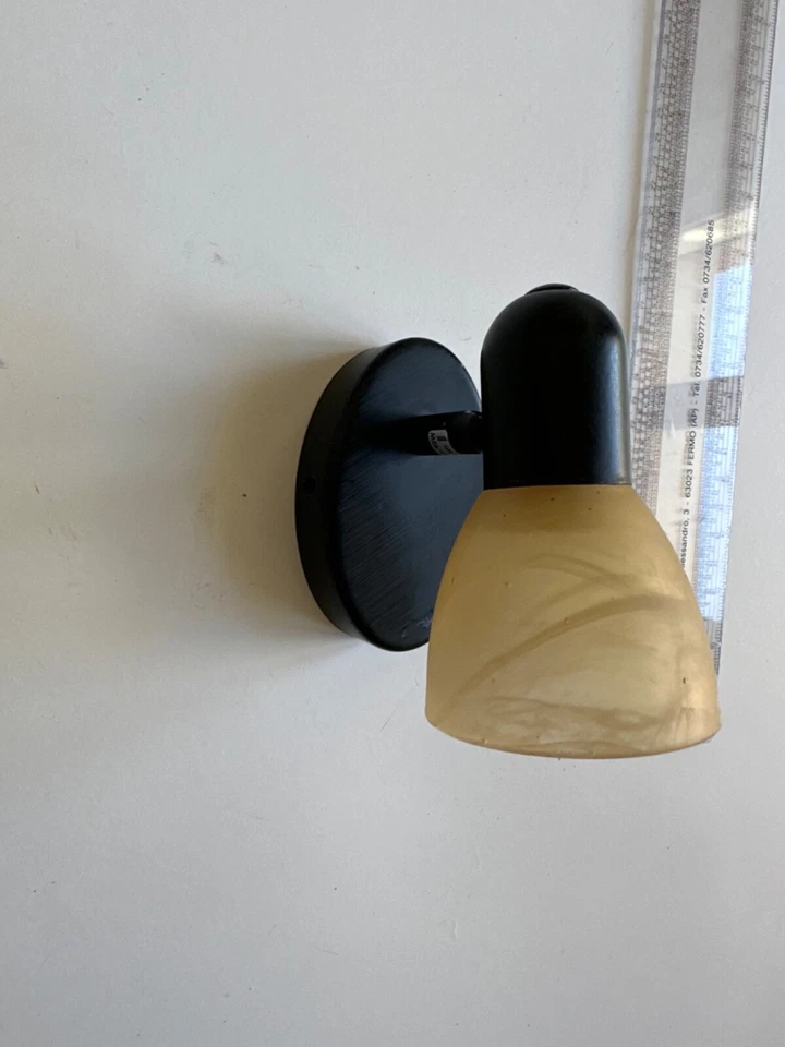 Faretto da parete, a vetro cognac, EGLO - Immagine 3 di 4