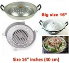 Set of Thai BBQ Grill Pan Stove Set Korean Mookata Hot Pot Aluminum Fast ship
