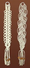 Design Works Crafts Inc. Bookmark Macrame Kit, Natural