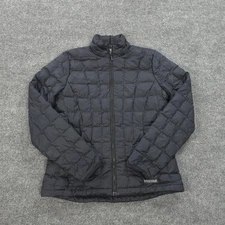 Marmot Jacket Womens Large Black 700 Fill Quilted Puffer Hiking Climb Outdoors