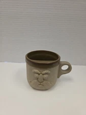 Fitz and Floyd Stoneware Pottery Men's Mustache 3D Face Mug Mustache Protector