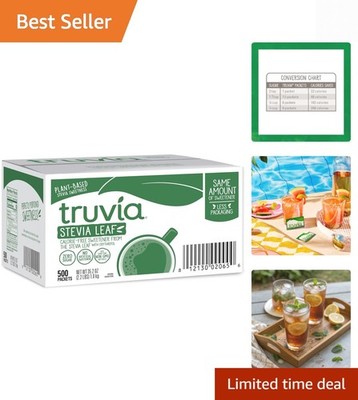Calorie-Free Sweetener from the Stevia Leaf Packets, 35.25 oz Box, 500 Count ...