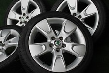 Original Skoda Fabia II Roomster 5J Alufelgen 5J0601025D Sommerräder 205/45 R16