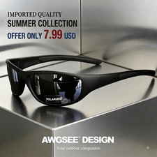 Polarized Sports Sunglasses for unisex Running Fishing TAC Lens Anti Eyewear UV