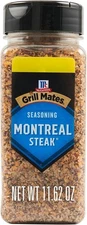 (Free Duty Tax) Weber Montana Steak Seasoning, 3.75 oz