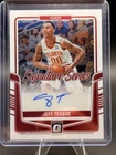 Jeff Teague 2024-25 Donruss Optic Signature Series Auto Hawks 🔥 Veteran Auto
