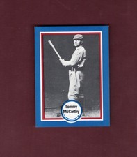#44 TOMMY McCARTHY, Browns (AA) Cardinals~Shakeys Pizza HOF/Baseball Immortals B