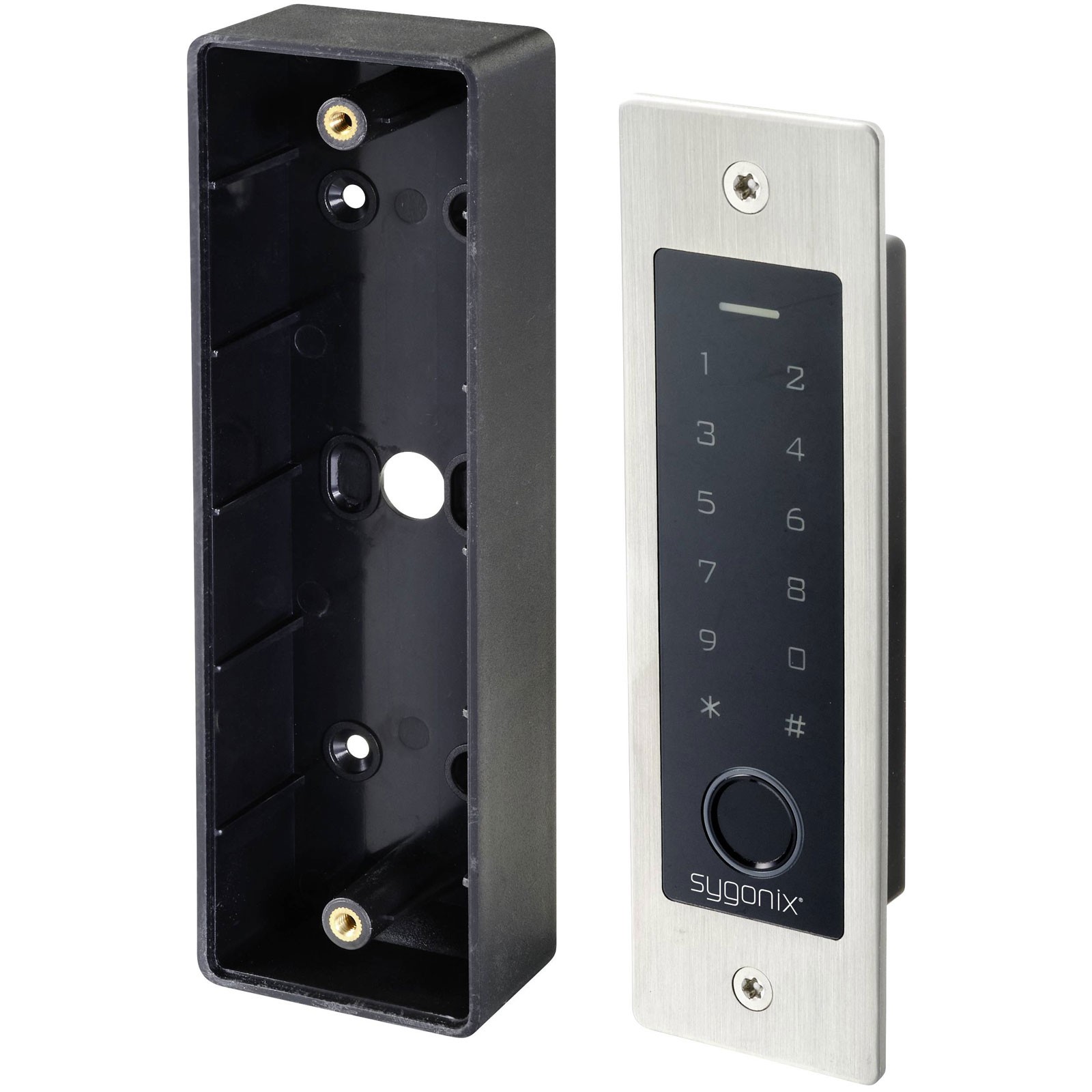 Sygonix Fingerprint/RFID access IP55 backlit keypad