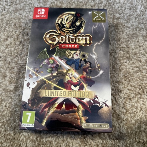Golden Force Limited Edition Nintendo Switch New Sealed - Picture 1 of 3