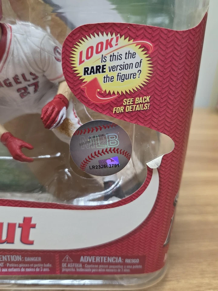 Los Angeles Angels Action Figure Mike Trout MLB SportsPicks Series 31 Debut - Image 2 of 4