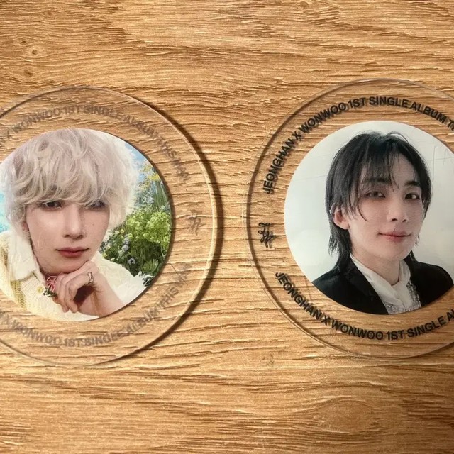 SEVENTEEN Jeonghan Dis-man Coaster Set Unopened