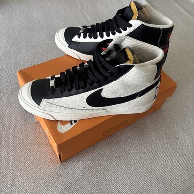 NIKE BLAZER MID '77 EMB NBA 75TH ANNIVERSARY SAIL-BLACK-RED SZ 11  [DD8025-101]