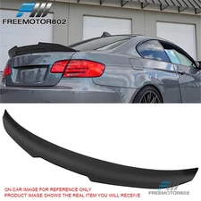 Fits 07-13 BMW E92 3-Series Coupe PSM Style Rear Trunk Spoiler ABS Matte Black