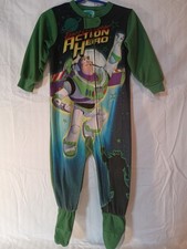 BUZZ Lightyear Pajamas Boys 24M Toy Story Blanket Sleeper Union Suit