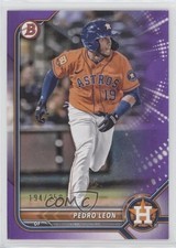 2022 Bowman Prospects Purple Border 194/250 Pedro Leon #BP-115 0m99