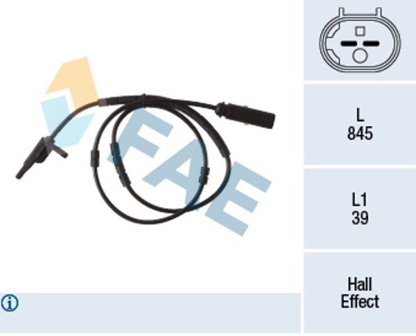 FAE ABS Sensor Raddrehzahl 78292 FüR BMW 3Er F30 F80 Touring F31 4Er F36 Turismo-image