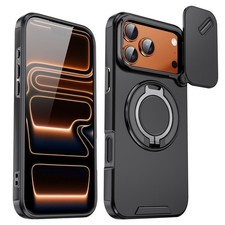 For iPhone 17 Pro Max/17 Pro/16e Case Heavy Duty Shockproof Stand Camera Cover