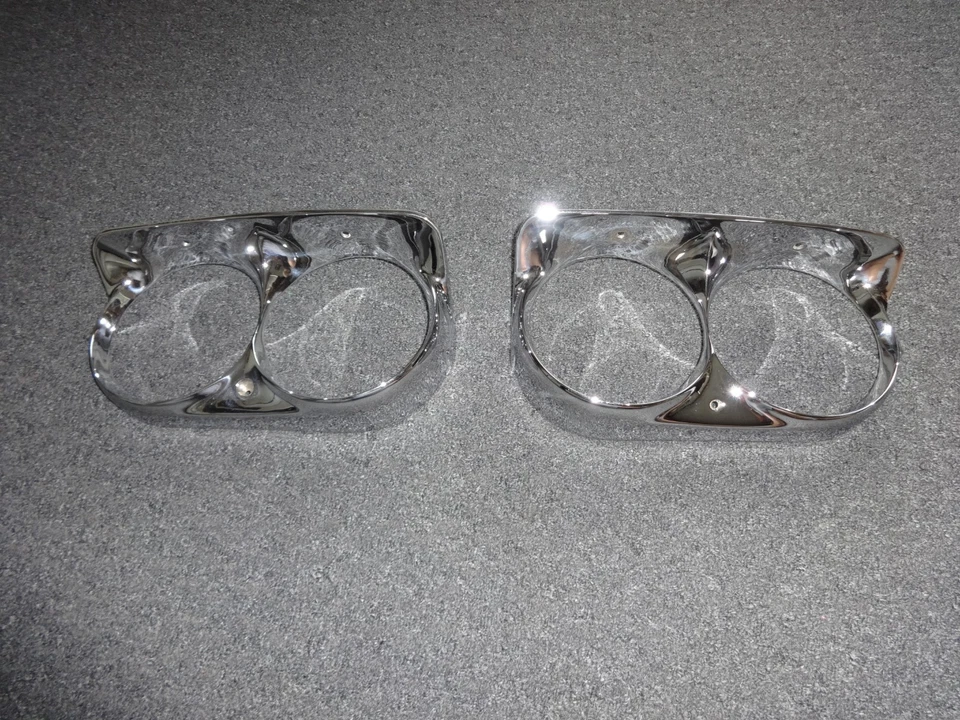 Ободки фар 1960 Chrysler Imperial подходят для всех серий с обновленным покрытием рейтинг 9,0 - Изображение 2 из 4