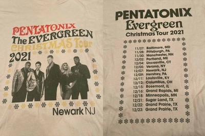 2 Sides Pentatonix The Evergreen Christmas Tour 2021 Shirt Unisex S-5XL 1V0678