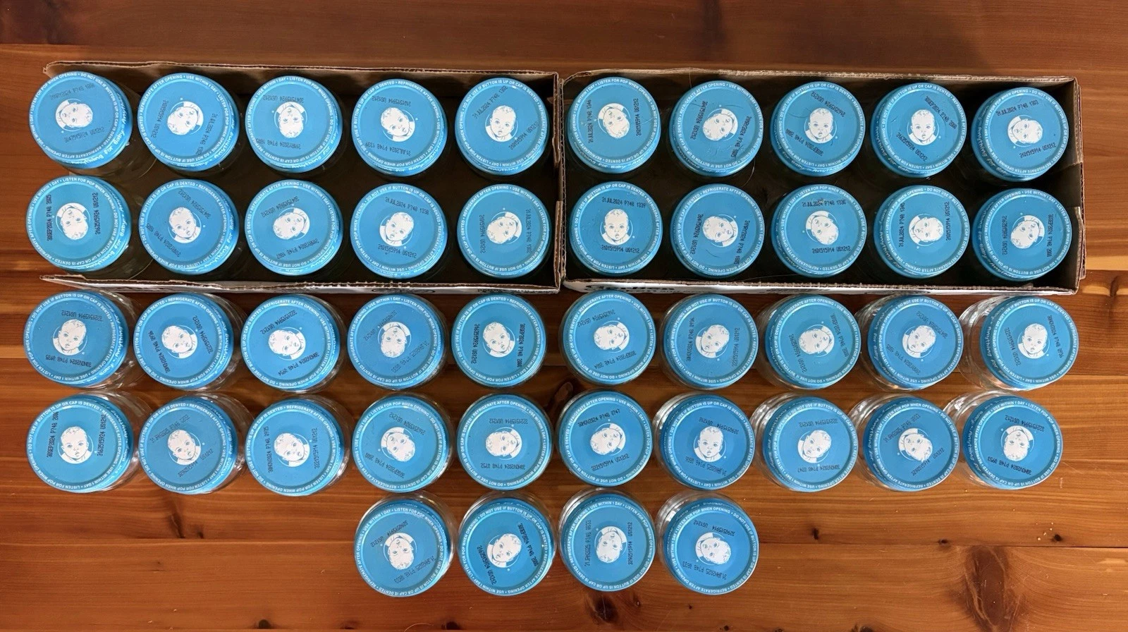 44 Empty 2.5 Oz Gerber Baby Food Jars w/Lids, Cleaned for Crafts Candles
Opens in a new window or ta