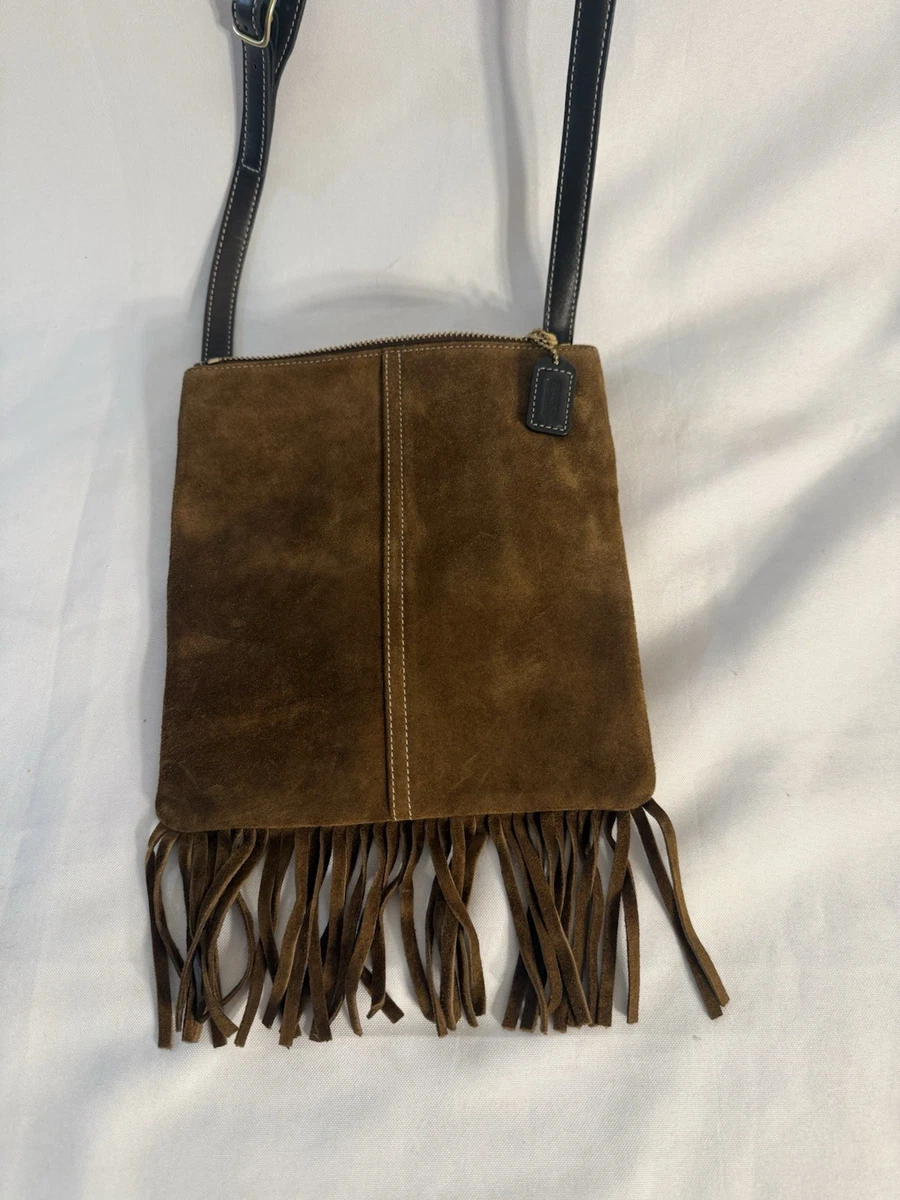 Coach Fringe Suede Exterior Bags & Handbags for Women for sale | eBay