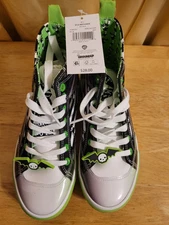Beetlejuice "IT'S SHOW TIME" Shoes Women’s Size 6.5  High-top Sneakers Brand New