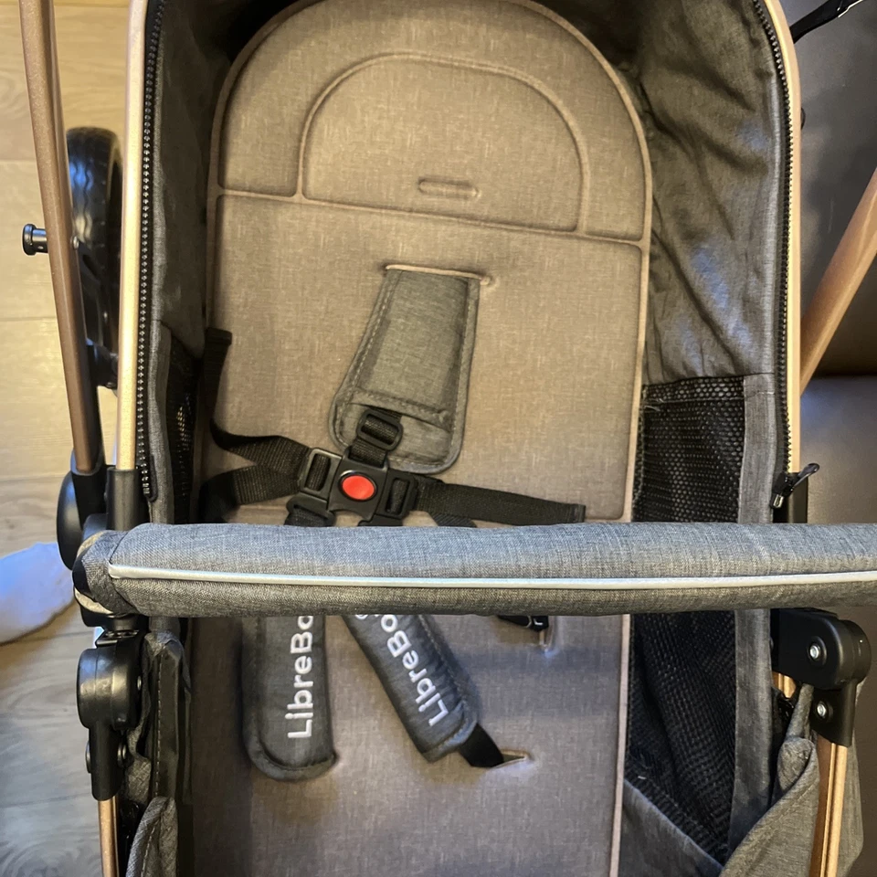 LIBREBON Baby Pram Buggy Car Seat 3 in 1 Travel System Pushchair Up To 22Kg - Image 3 of 4