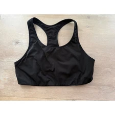 Old Navy Active Black Sports Bra Medium Support Workout Top XXL