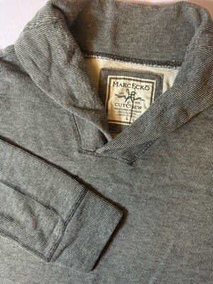90 sMarc Ecko Men's Sweatshirt Athletic Casual Fall Grey Size L