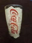 Vintage Large 32 oz. Enjoy Coca Cola / Coke Clear Glass Tumbler Mid Century