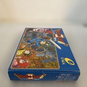 Dragon Quest II Famicom EFC-D2 Box Manual and Case