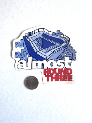 Almost Skateboards Round Three sticker.
