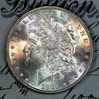 * 1881-P * NEAR+ GEM BU MS MORGAN SILVER DOLLAR * FROM ORIGINAL COLLECTION