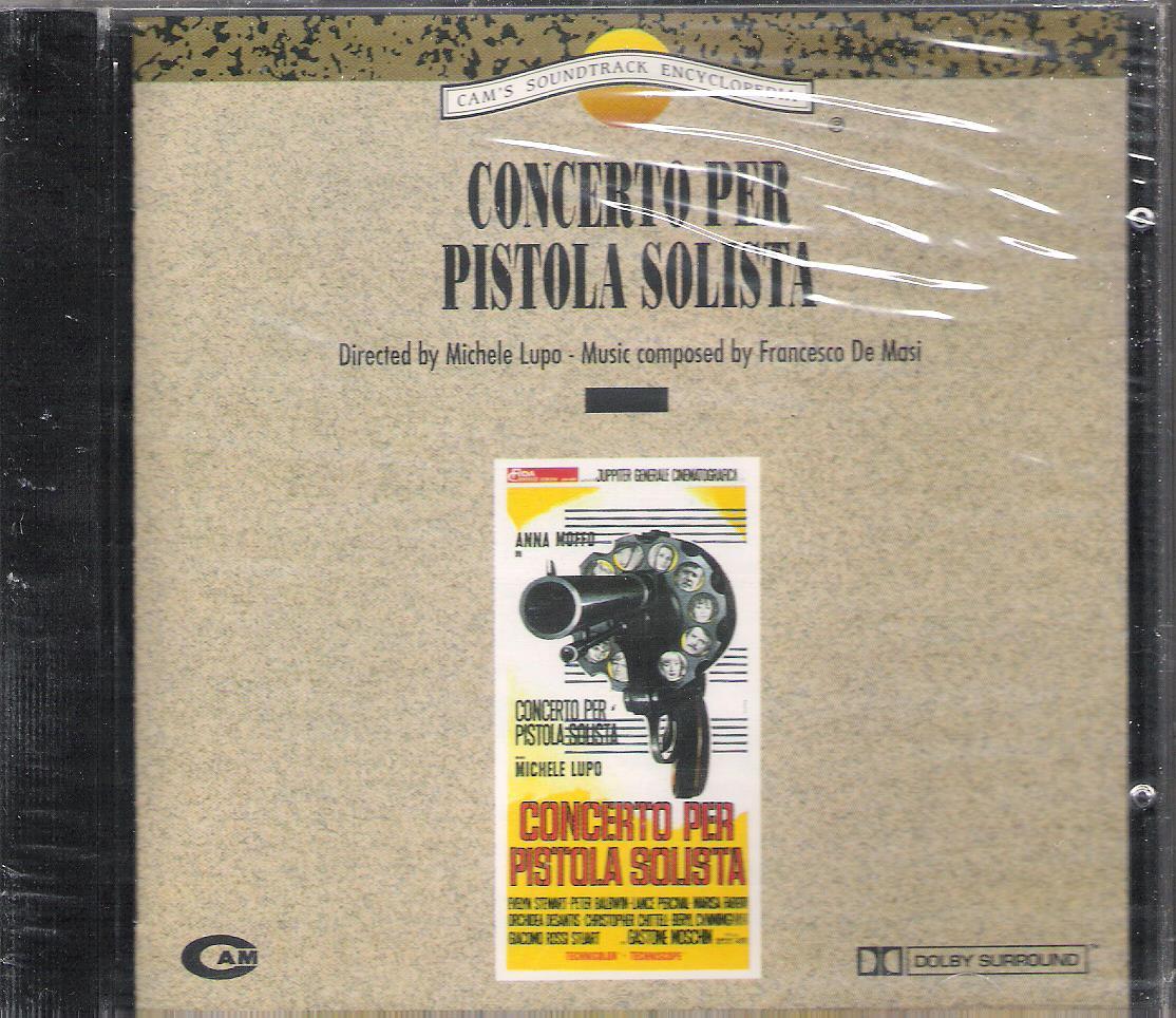 FRANCESCO DE MASI - CD 1992 1 STAMPA CELOPHANATO " CONCERTO PER PISTOLA SOLISTA