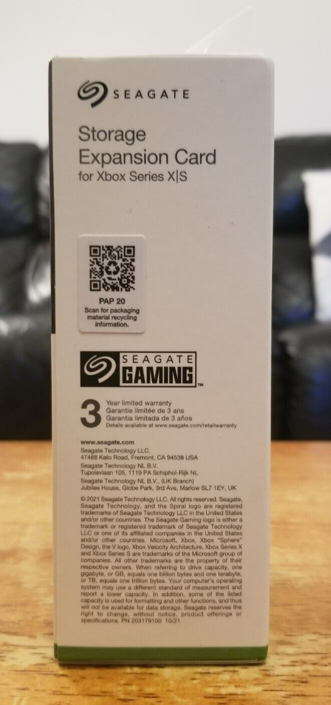 Seagate SSD 2TB Expansion Card XBOX Series X/S STJR2000400 (Brand