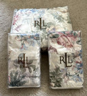 NWT -VINTAGE RALPH LAUREN WINTER GARDEN QUEEN COMFORTER COVER + 2 STANDARD SHAMS