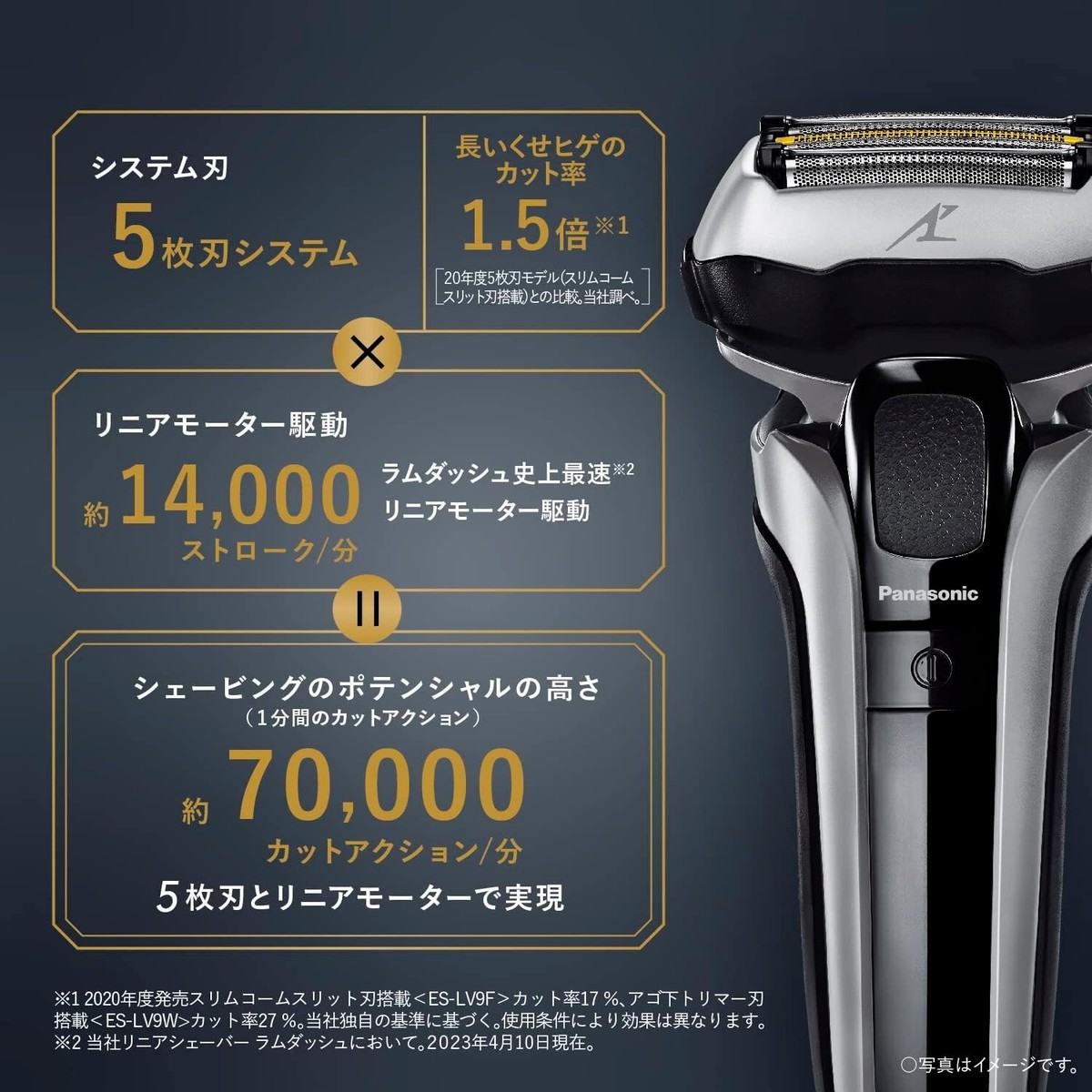 【新品 未使用】Panasonic LAMDASH PRO5 ES-LV7J Panasonic LAMDASH Men's Shaver 5 Blades Brown ES-LV7D-T