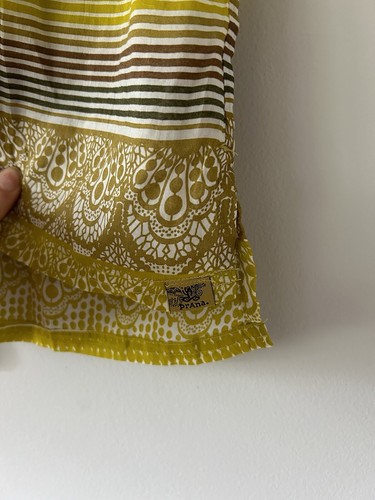 Prana NWT Silk Blend Illiana Sleeveless Top Size XL Crochet Detail Boho - Picture 9 of 10