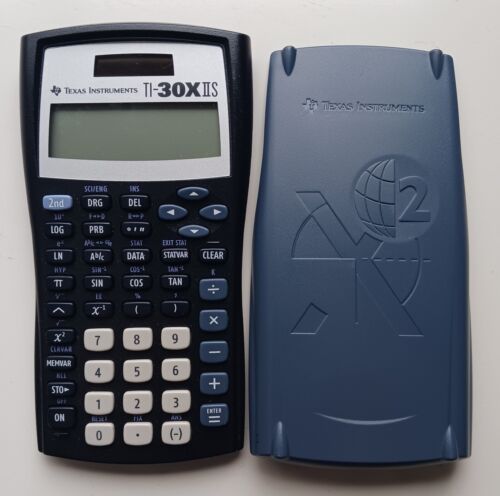 Texas Instruments Ti-30X- IIS Blue Cover Solar Power Scientific Calculator Exclt