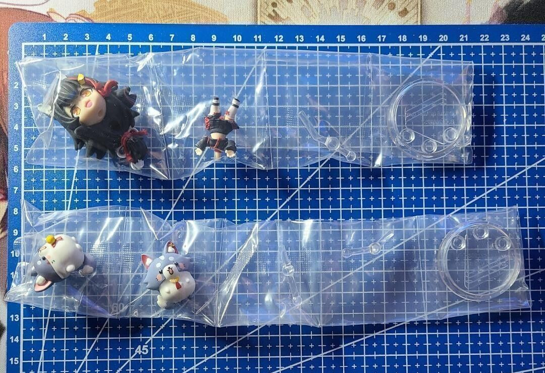 hololive Deformed Collection Vol.1-3 Ookami Mio Miofa set figure