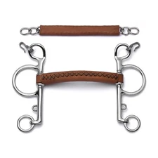 Cavalon Pelham Soft Leather Curb Bit