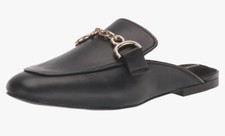Anne Klein Brenna Slip On Mule Slippers Black Women  s US Size 8 NEW