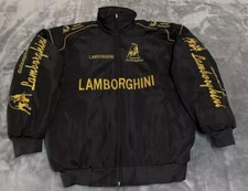 MEN'S NEW LAMBORGHINI EMBROIDERY COTTON PADDED CLOTHES JACKET F1 TEAM RACIN