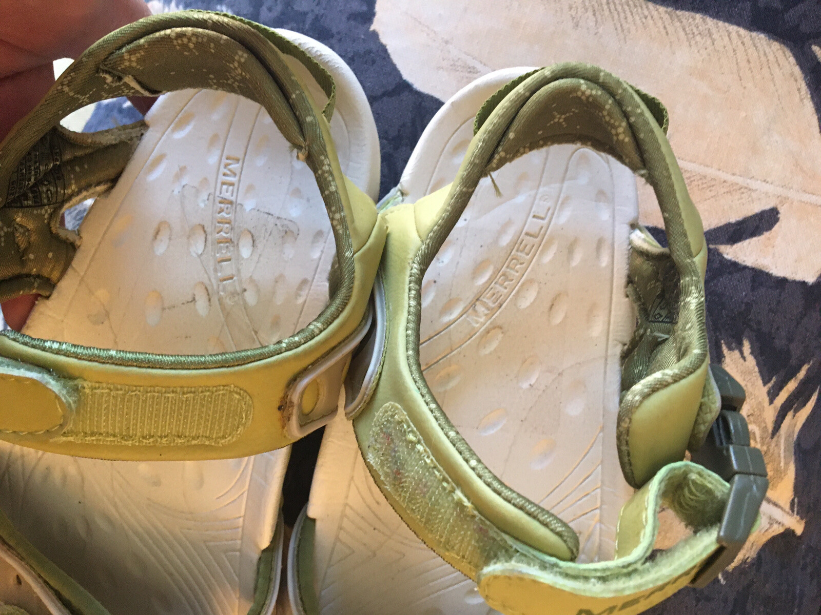 Merrell 6 sandali donna verde lime sandali escursionismo passeggio spiaggia estate vela